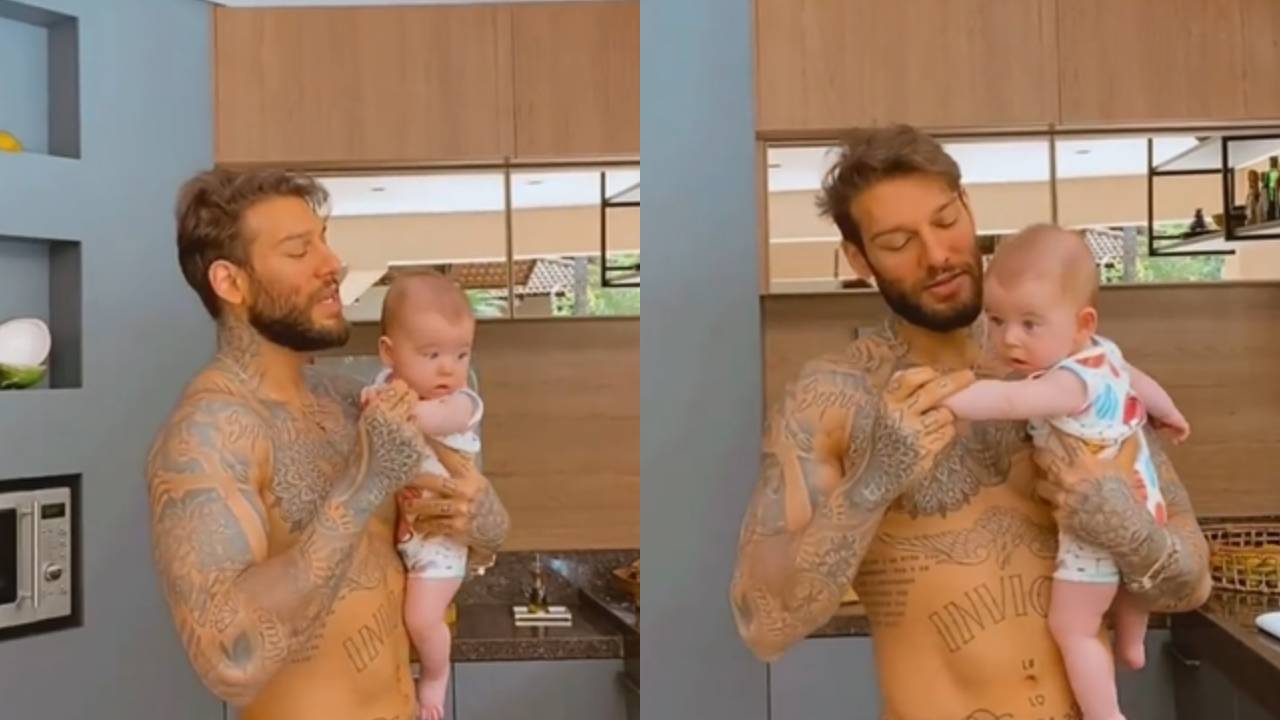 Filho de Lucas Lucco mostra que tem gingado e surge dançando forró com o papai: “Fofura demais”