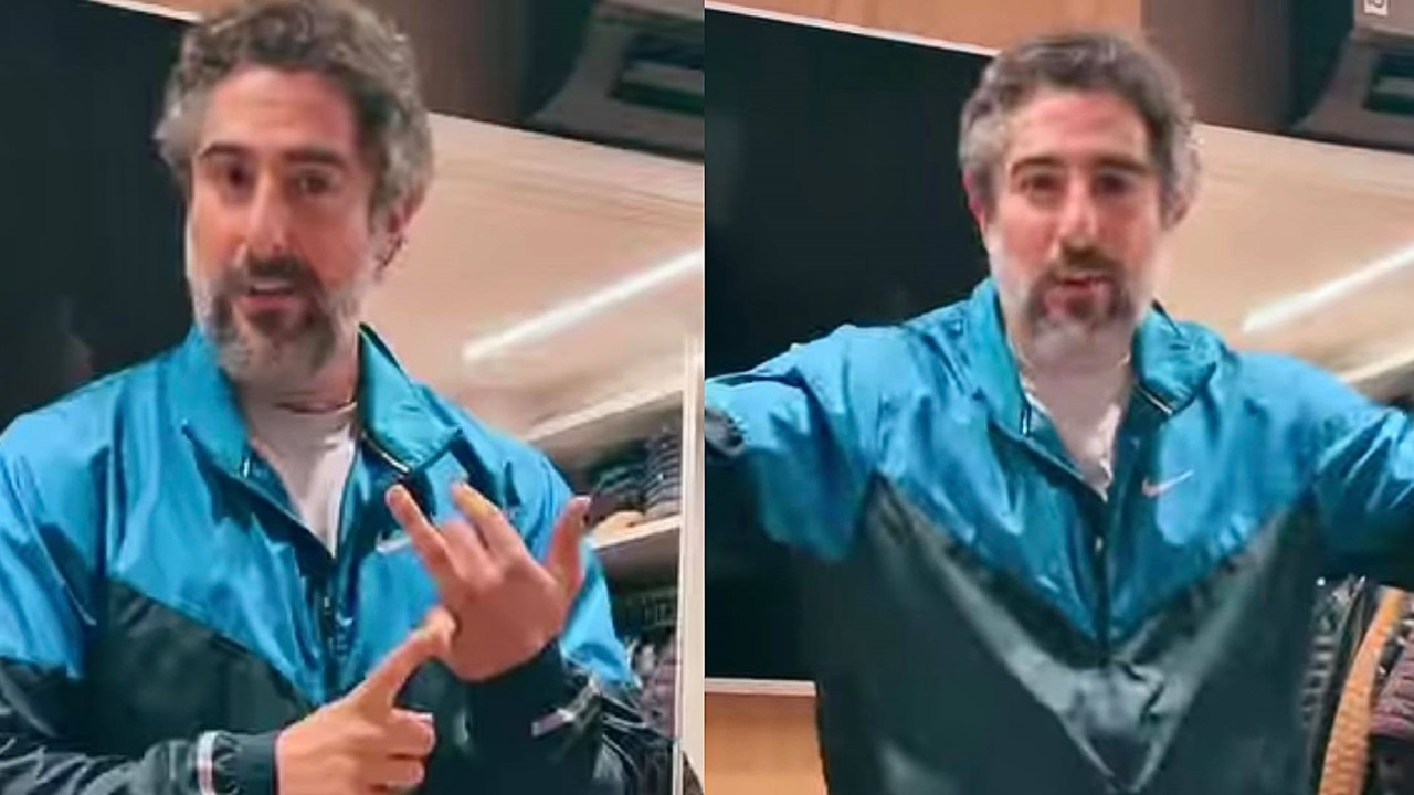 Animadíssimo, Marcos Mion separa tênis leiloado por R$ 39 milhões para a estreia na TV Globo: “Objeto de arte”