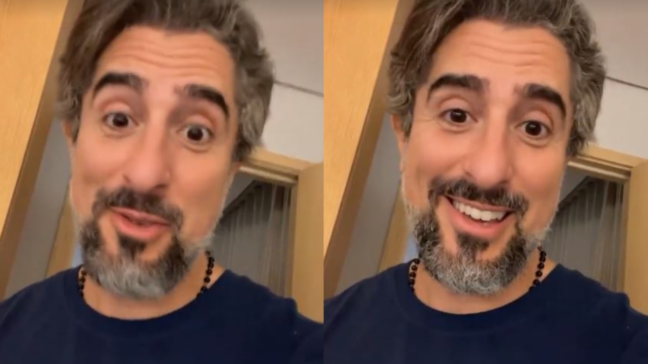 Emocionado, Marcos Mion desabafa após gravar seu primeiro ‘Caldeirão’: “Obrigado, meu Deus!”