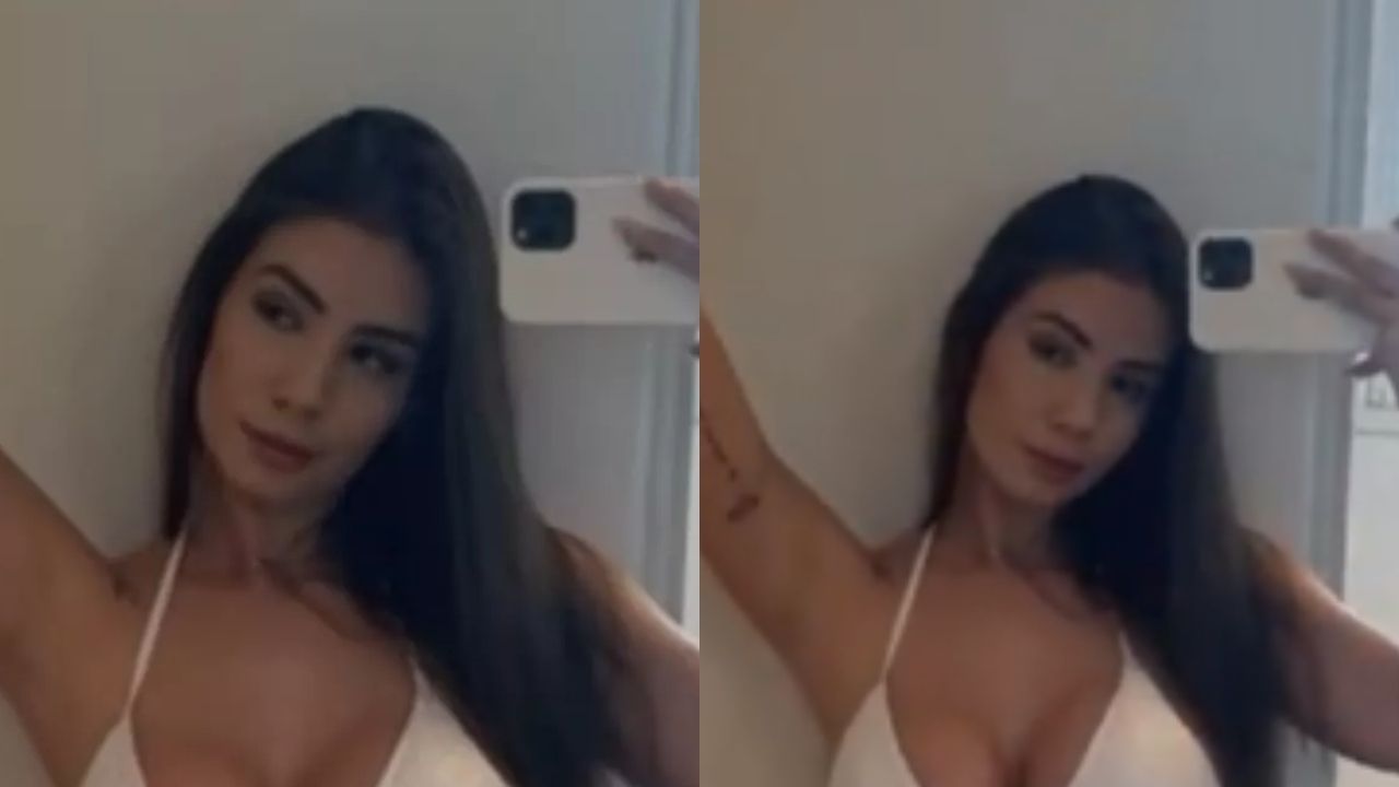 Ex de Whindersson Nunes, Maria Lina posa apenas de biquíni e coloca corpão para jogo: “Peguei um solzinho”