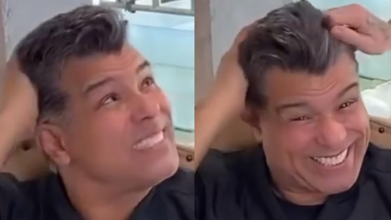 Destemido, Maurício Matar radicaliza e platina os cabelos em novo o visual: “Que isso, esse vovô está demais!”
