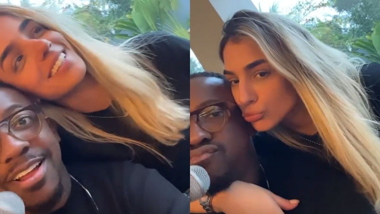 Reataram! Mumuzinho surge aos beijos em momento íntimo com a ex-esposa, Thainá Fernandes: “Só amor”