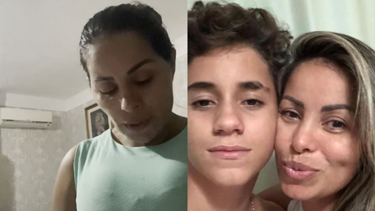 Na TV, Walkyria Santos chora após morte do filho e diz que irá se refugiar: “Não tenho condições de conversar”