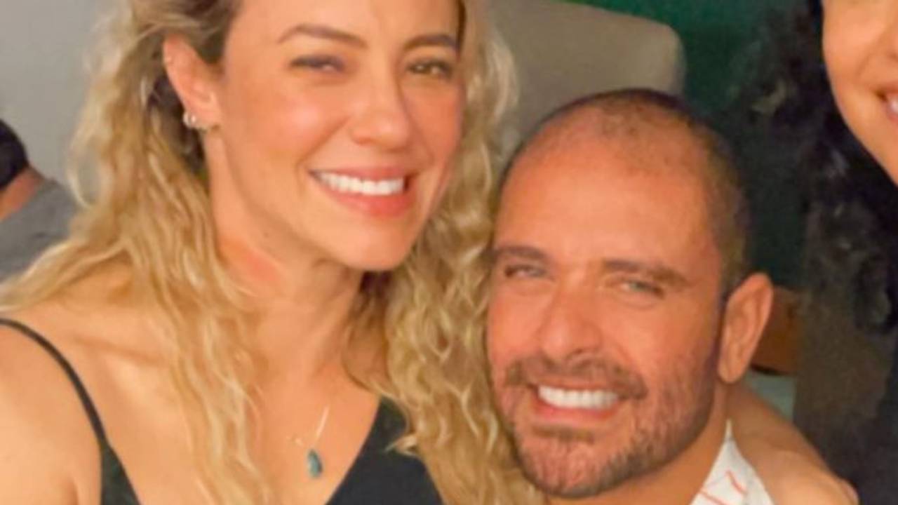Paolla Oliveira surge no colo de Diogo Nogueira em clima de chamego após vitória no ‘Super Dança’: “Inveja”