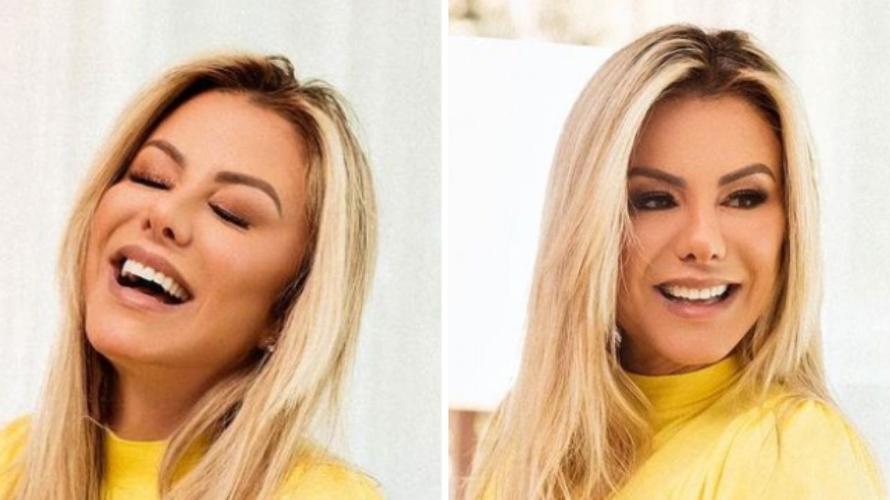 Estilosa, esposa de Leonardo mostra sala da mansão em que mora em condomínio de luxo: “Seja leve”