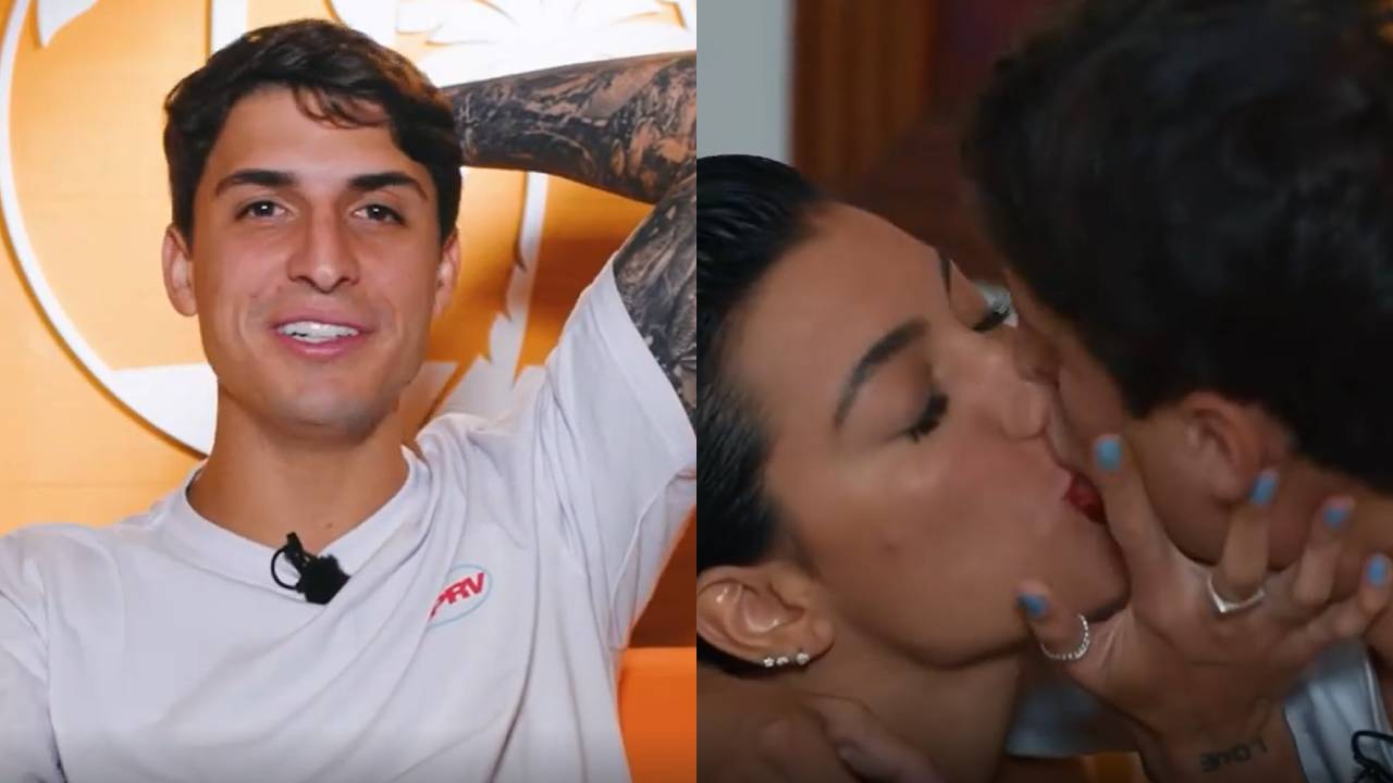 Ex-BBB Felipe Prior e Gabi Prado protagonizam beijão quente na ‘Casa Malibu’: “A internet vai parar”
