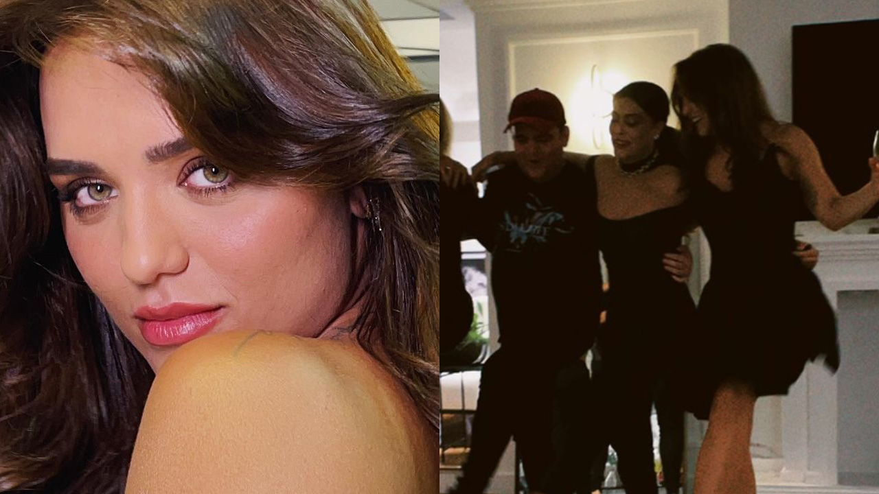 Ex-BBB Rafa Kalimann recebe Flávia Alessandra, Juliana Paes e Simone e Simaria para festa animada: “Jantar aqui em casa”