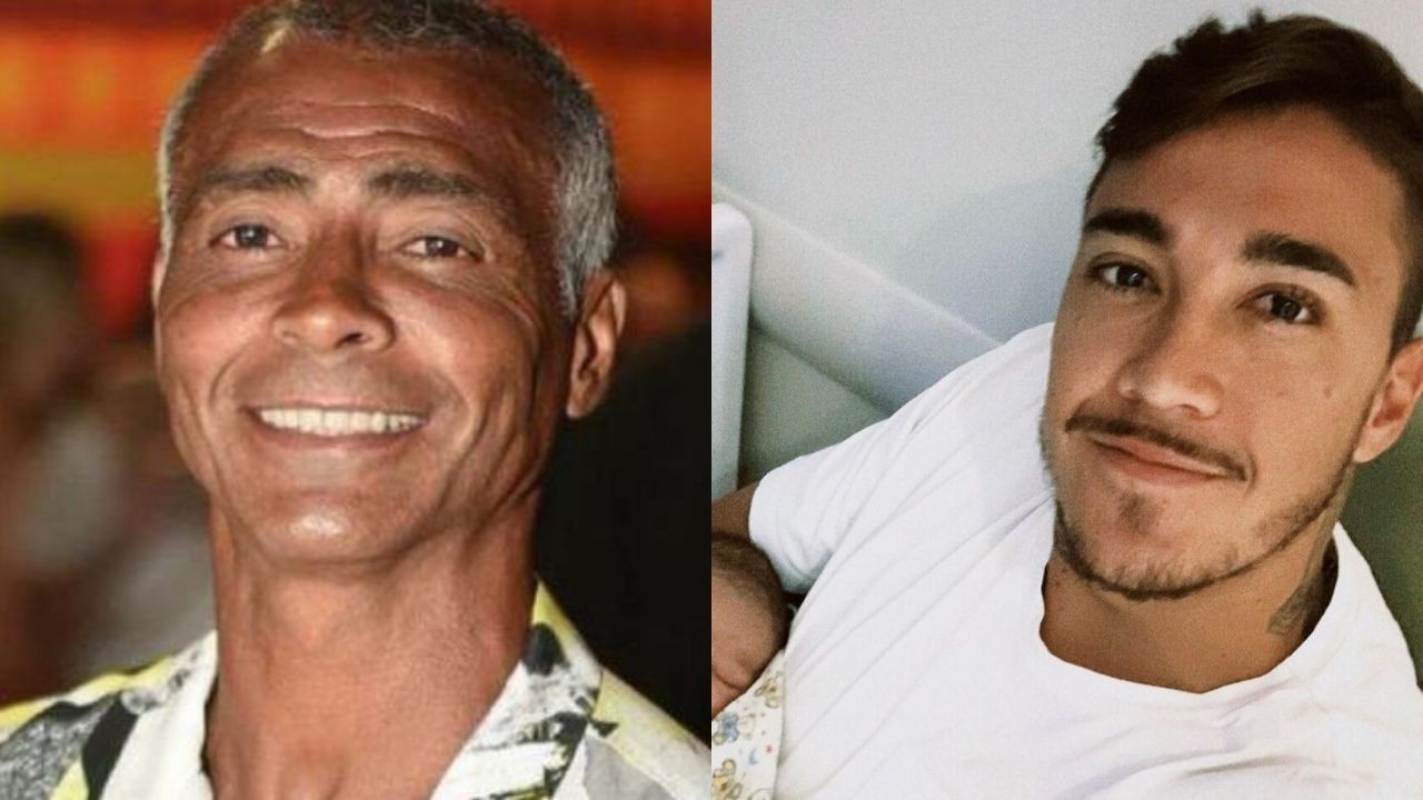 Nasceu! Romário se torna avô e Romarinho se emociona ao mostrar o rostinho do filho: “Me tremendo todo!”
