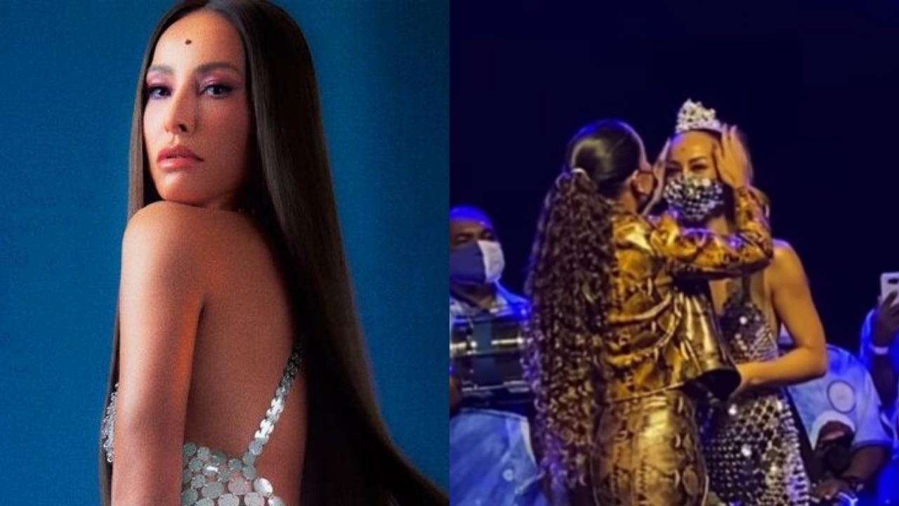 Com look todo prateado, Sabrina Sato é coroada como rainha de bateria da Vila Isabel: “Nossa rainha voltou”