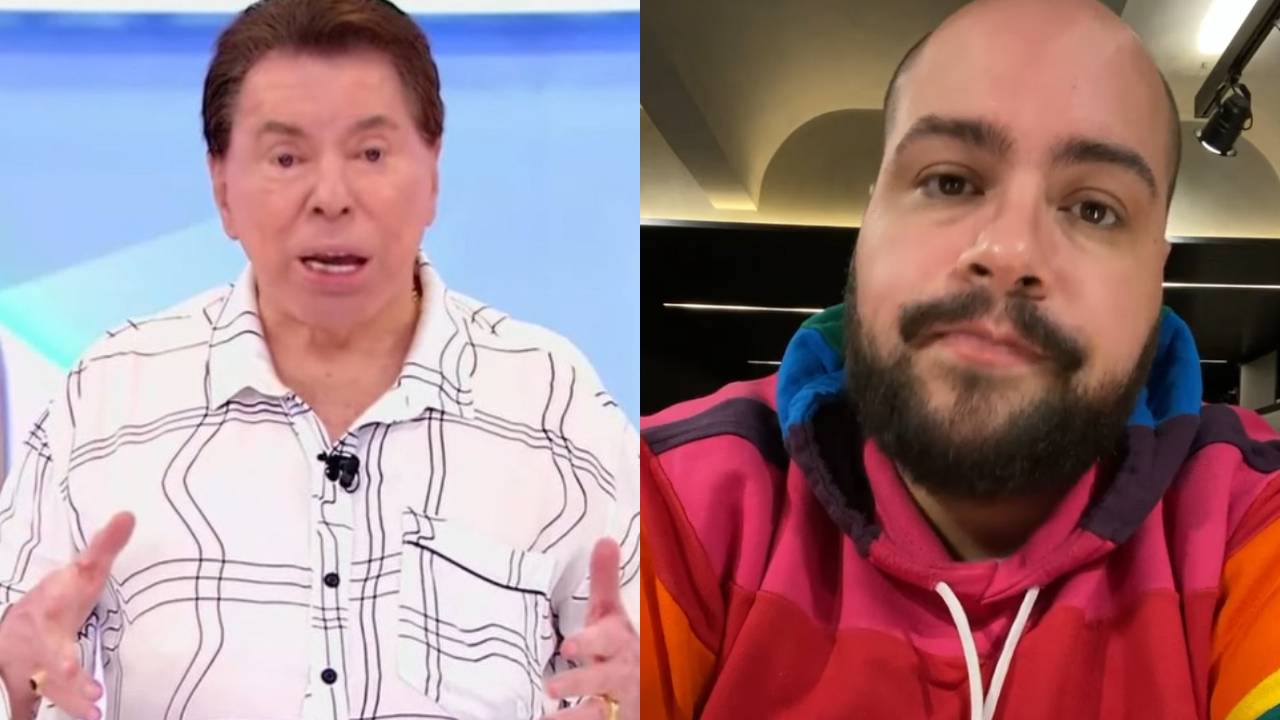 Silvio Santos usa roupa da marca de Tiago Abravanel e causa em seu programa: “Burro e bobalhão”