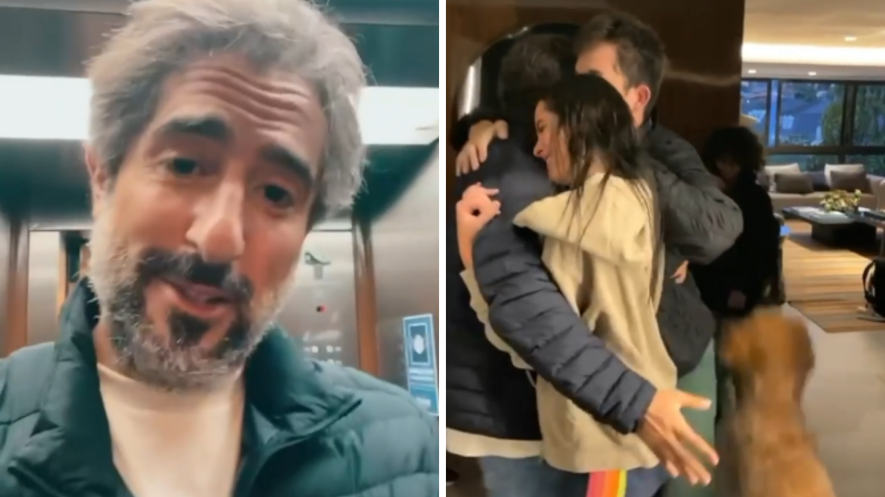 Marcos Mion se emociona ao receber recepção dos filhos após primeiro dia na Globo: “Isso não tem preço”