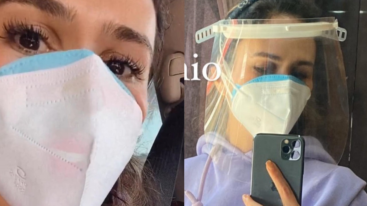 Tatá Werneck usa três máscaras de proteção contra a Covid-19 e se orgulha: “Vou continuar usando”