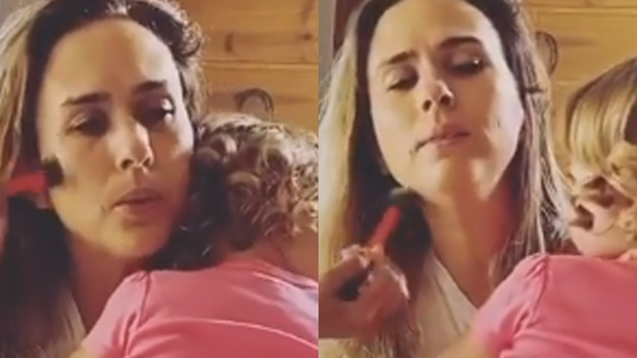 Tatá Werneck choca seguidores ao mostrar tamanho de Clara Maria: “Tenha uma filha maior que você”