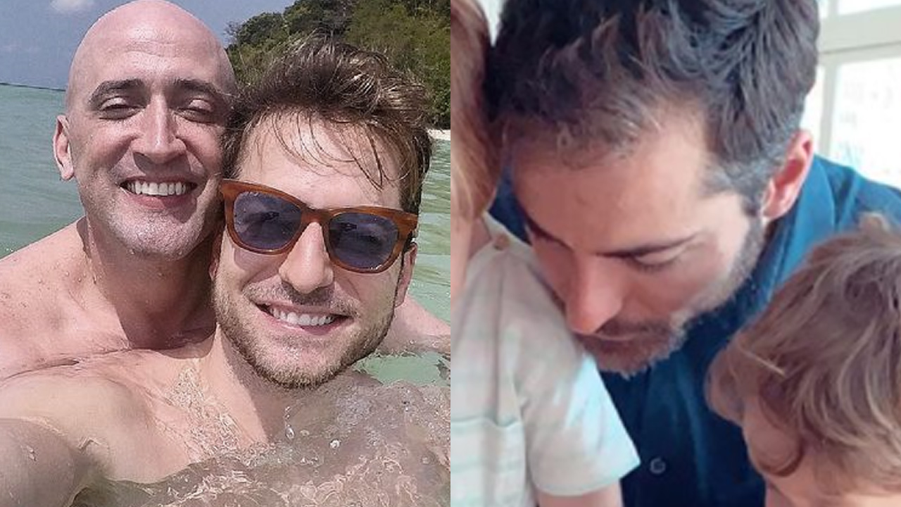 Viúvo de Paulo Gustavo, Thales Bretas celebra aniversário do filho mais velho, Romeu: “Papai sempre presente”