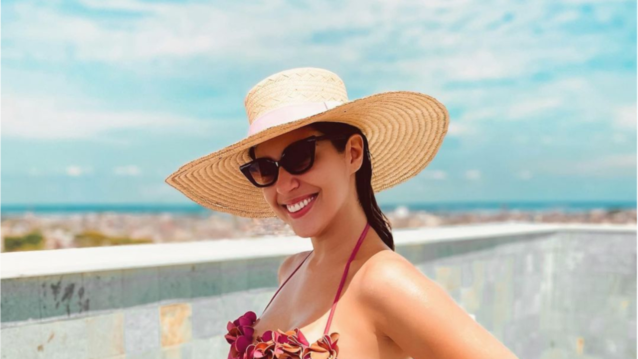 Após anunciar primeira gravidez, ex-BBB Vivian Amorim exibe barriguinha e se derrete: ”É tão bonito”