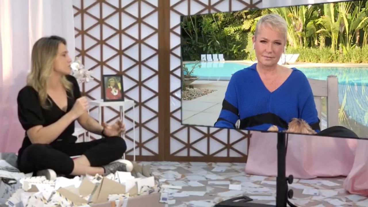 Gente? Fernanda Gentil pesca indireta de Xuxa e muda rumo de entrevista: “Você é dessas”