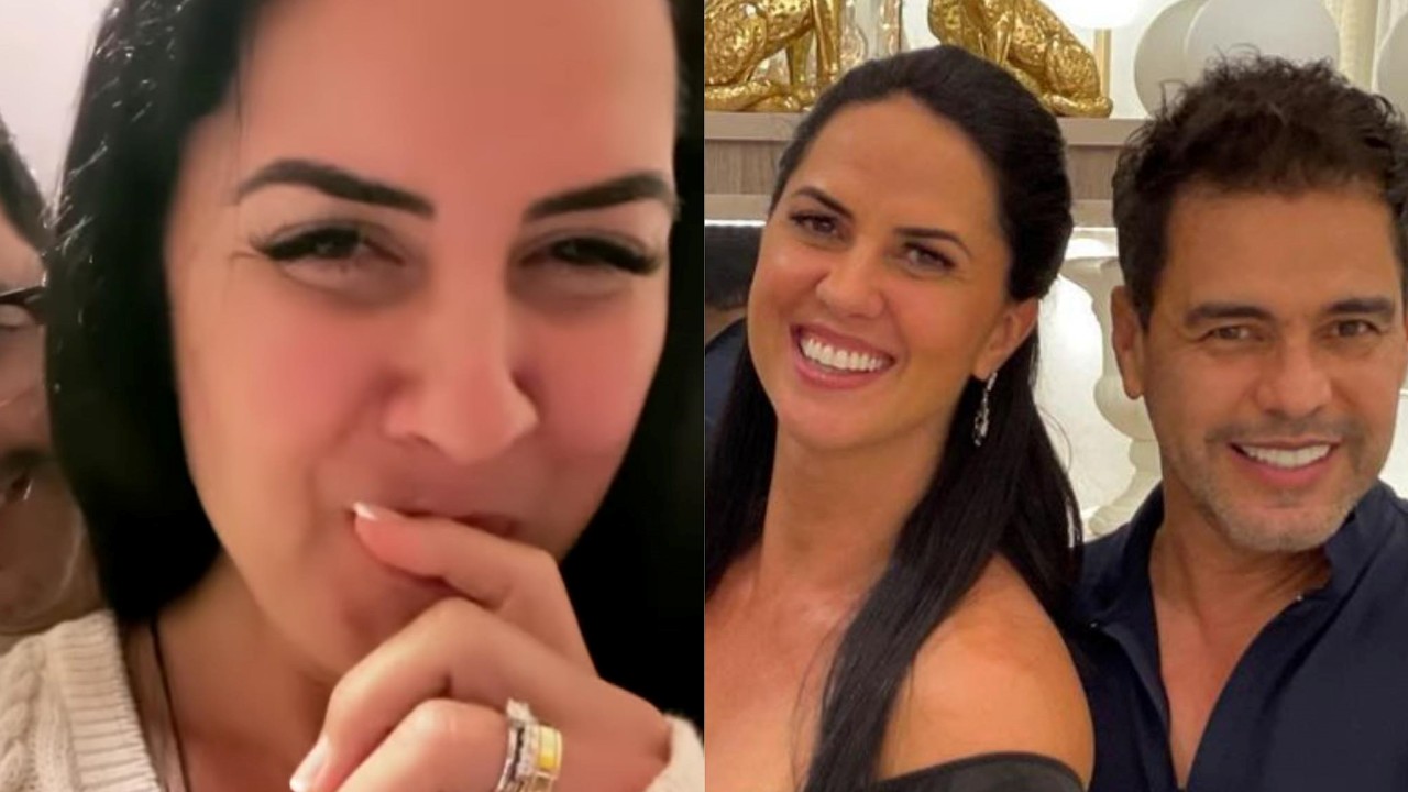 Zezé Di Camargo adota novo visual e Graciele Lacerda o compara com Freddie Mercury: “Gostei não”