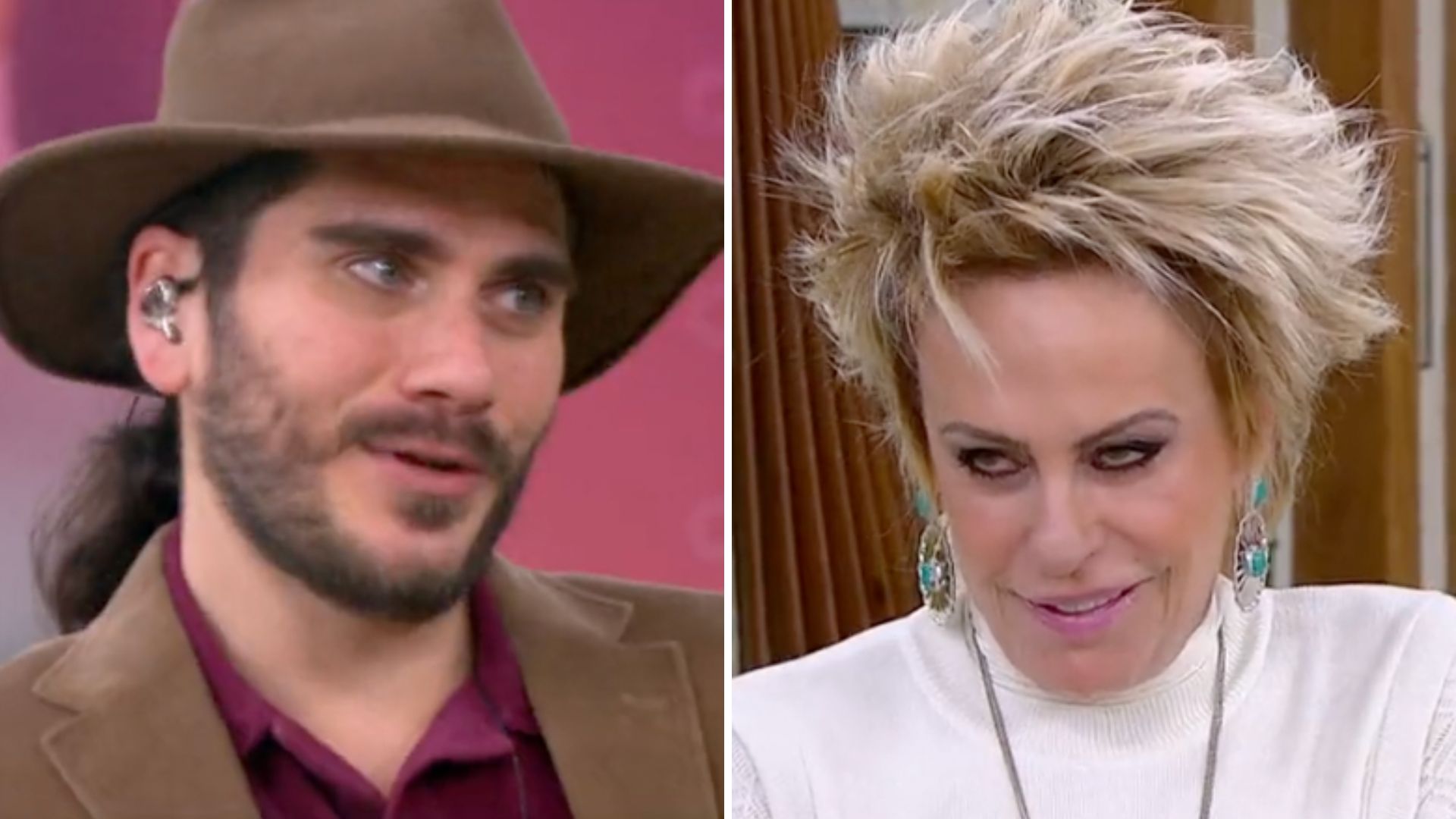 Ana Maria Braga assusta Gabriel Sater ao incorporar o cramulhão: “Fiquei cismado”