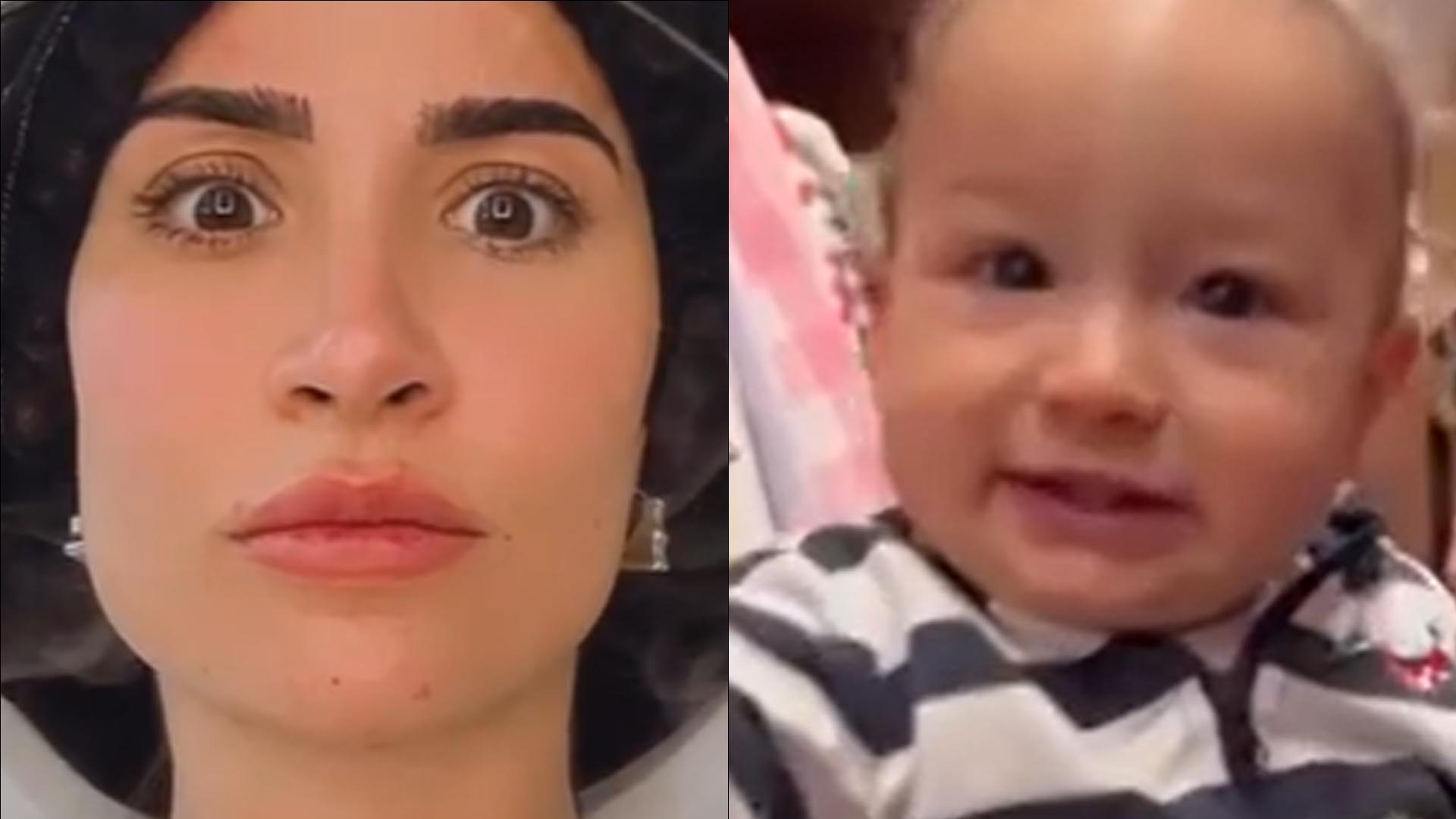 Ex-BBB Bianca Andrade fica desacreditada com primeira palavra do filho: “Ah, não”