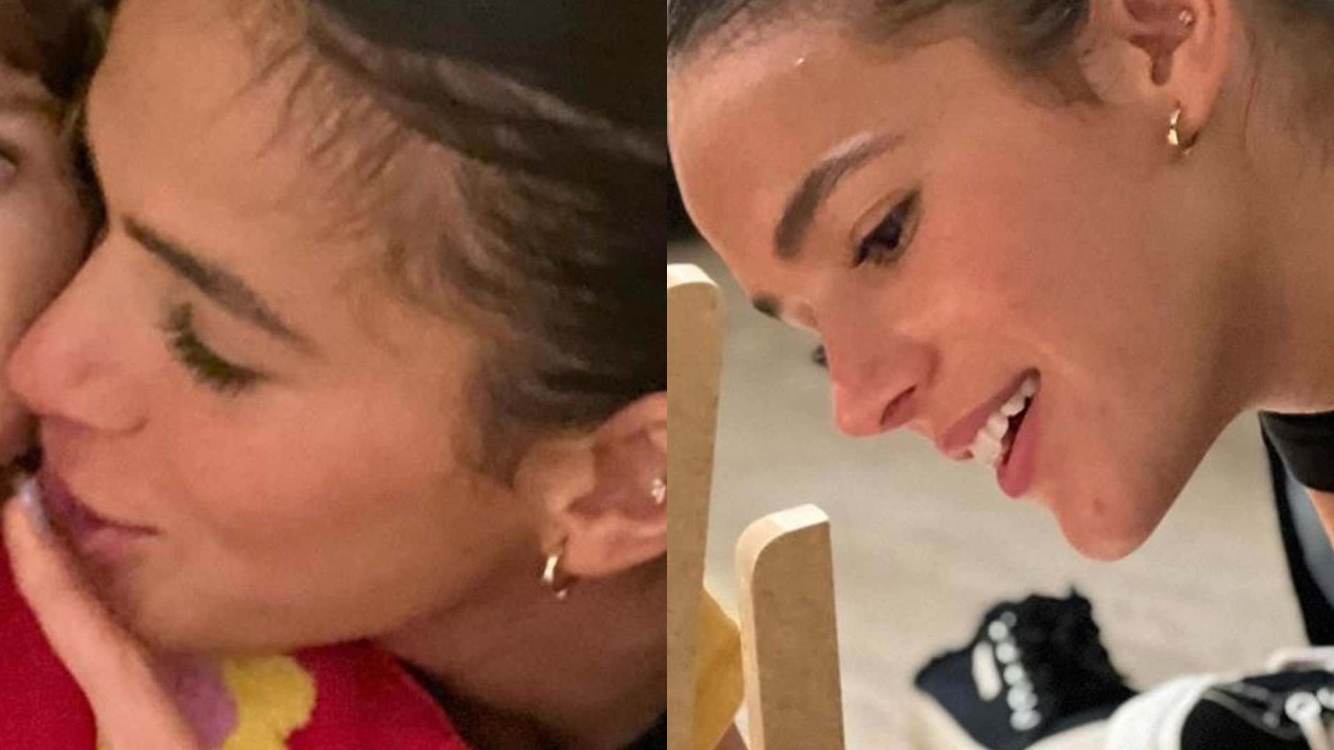 Bruna Marquezine visita Tatá Werneck e reação de Clara Maria encanta: “Hipnotizada”