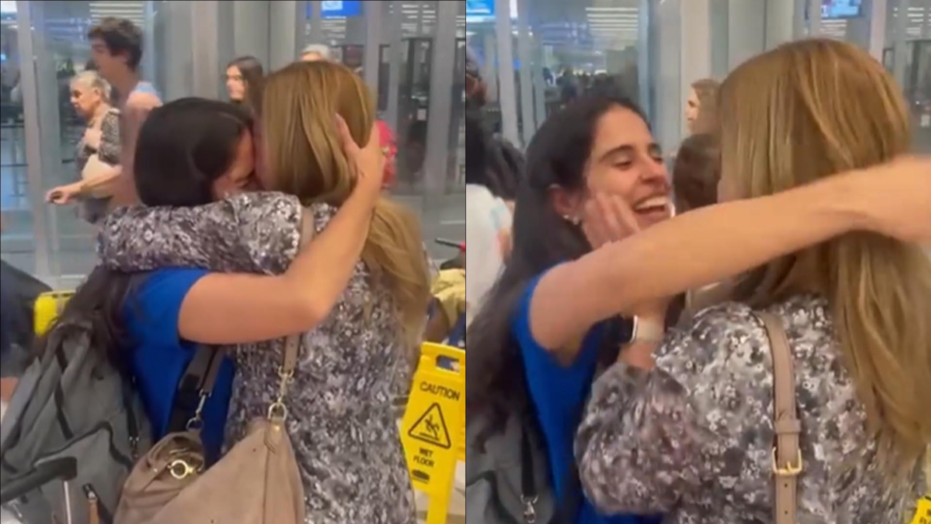 Filha reencontra Zilu Camargo que conhece a neta após dois anos: “Felicidade”