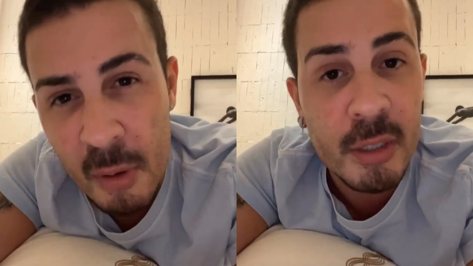 Carlinhos Maia faz apelo ao voltar para apartamento após assalto: “Não me roubem mais”
