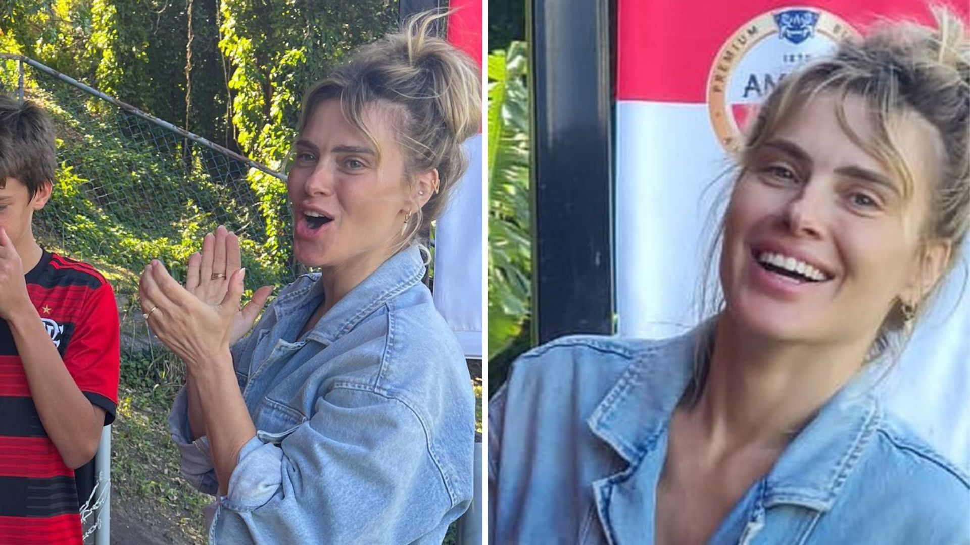 Carolina Dieckmann publica fotos ao lado do filho e semelhança impressiona: “Sua cara”