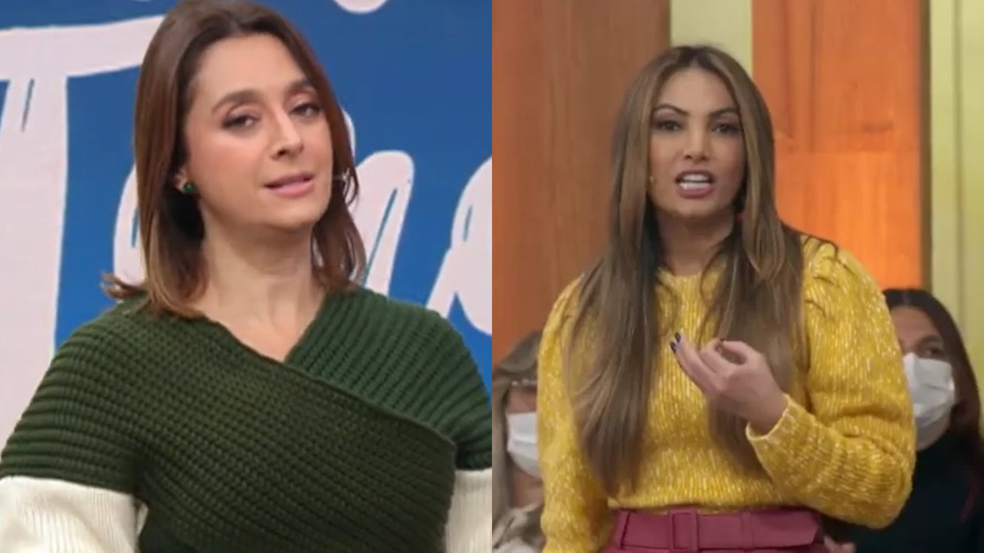 Catia Fonseca debocha de Patrícia Poeta após gafe com jornalista: “Vou te dar uma dica”