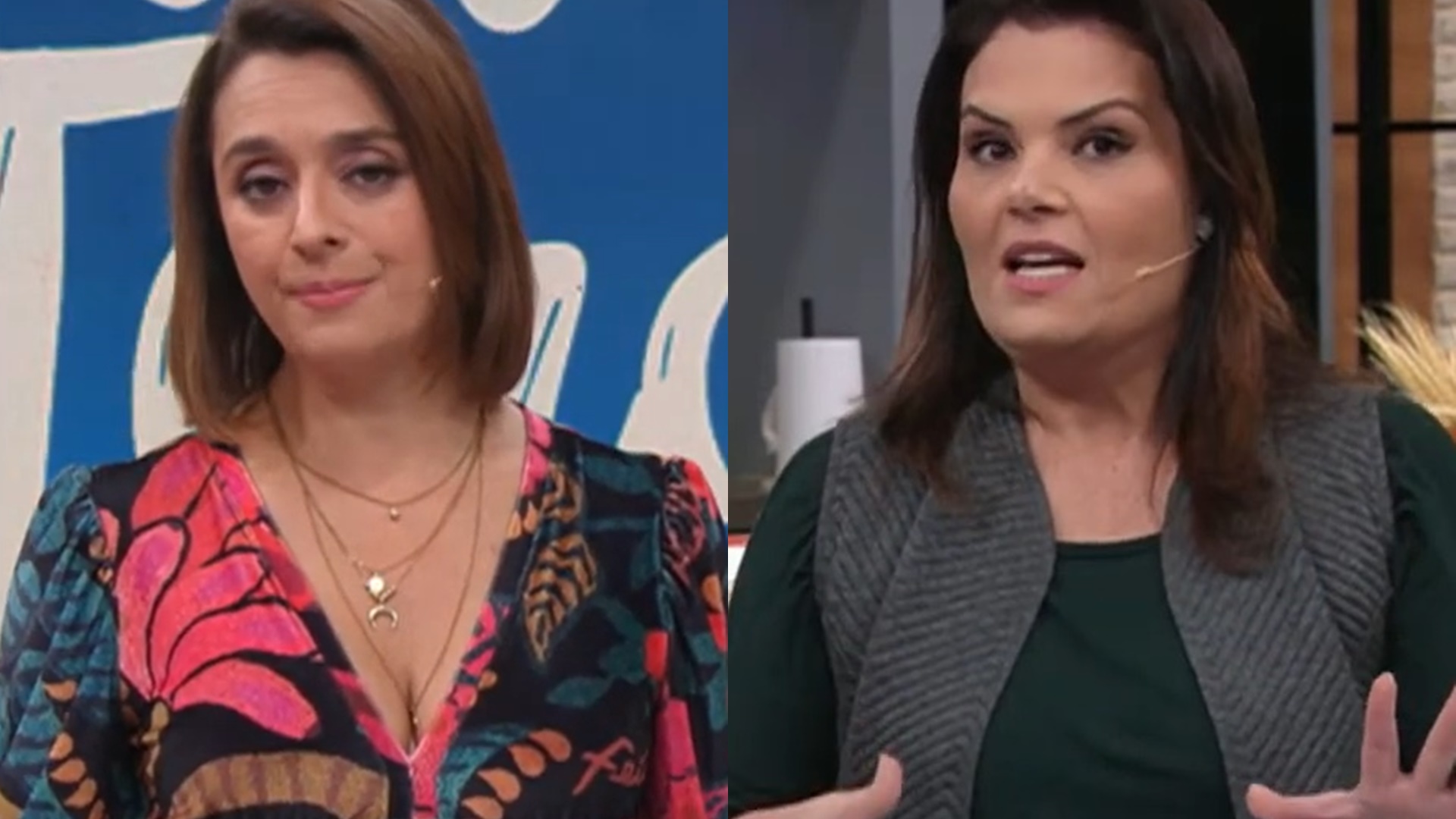 Catia Fonseca se enfurece e defende jornalista após acusação de fake news: “Ela não contou”