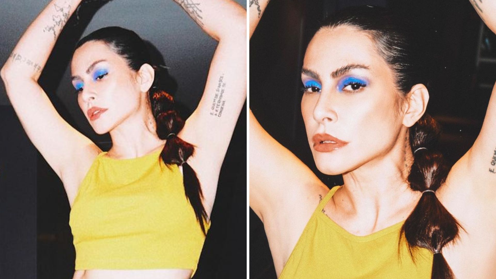 Cleo ostenta barriguinha zerada em cropped milimétrico e fãs assobiam: “Que mulher”