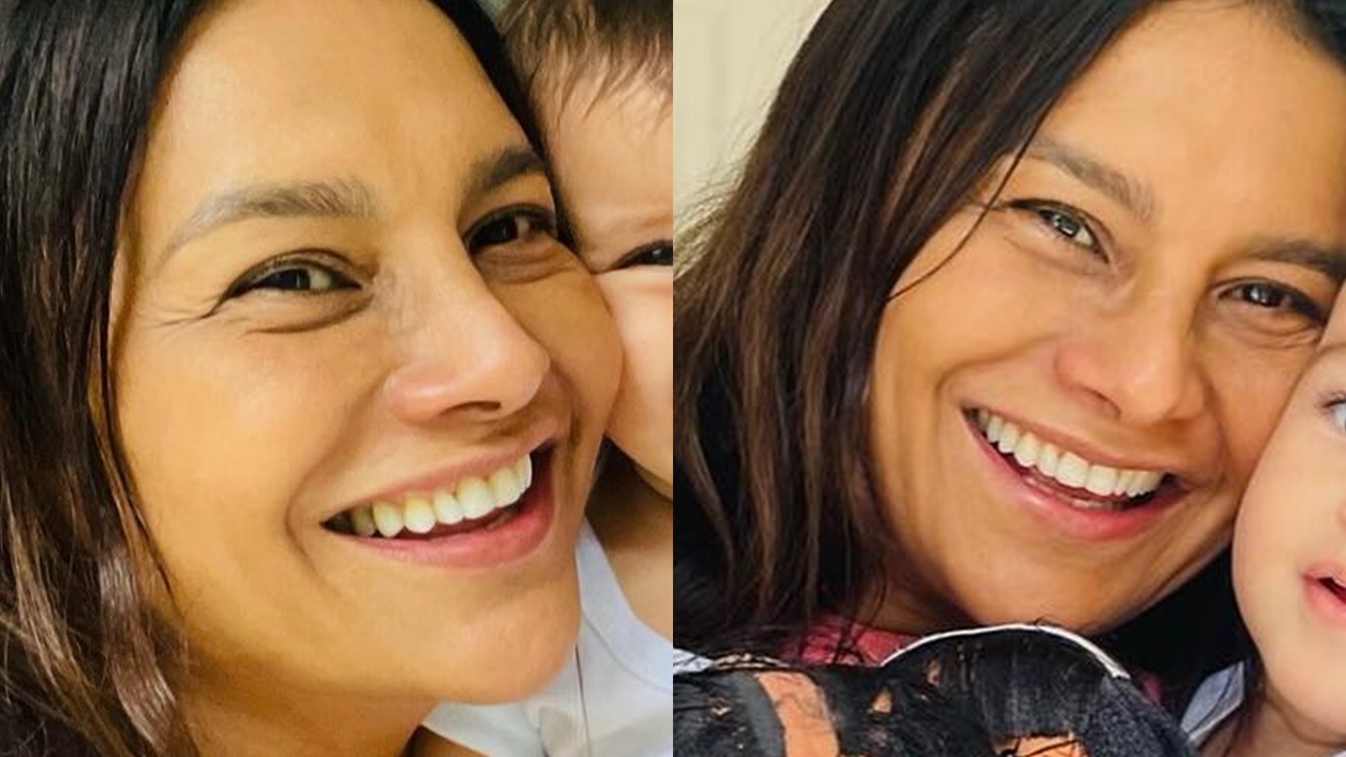 Dira Paes visita as gêmeas de Nanda Costa e se encanta com a beleza: “Dia de encontros”