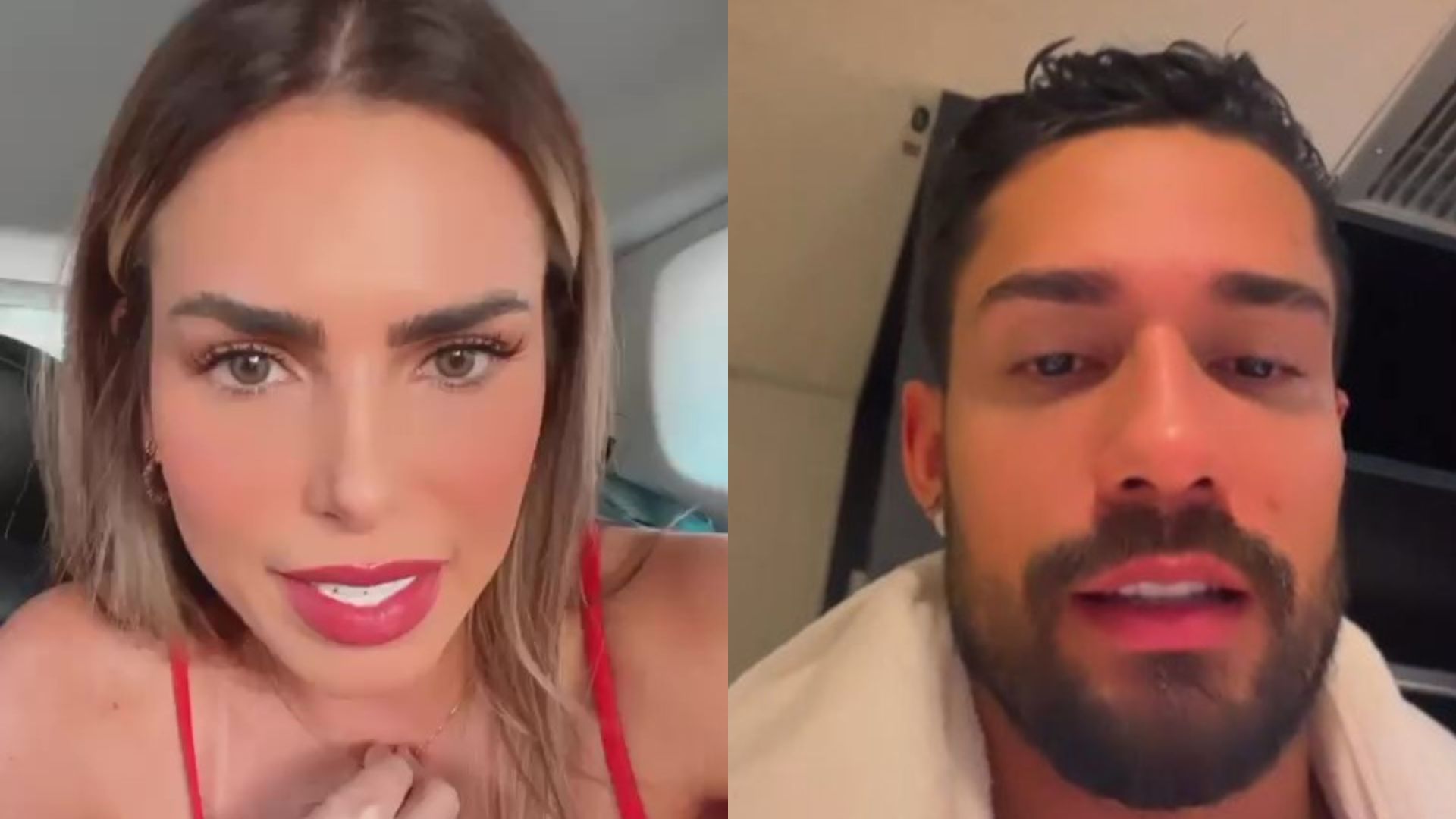 Erika Schneider surta após ser acusada de ter traído Bil Araújo: “Não dá”