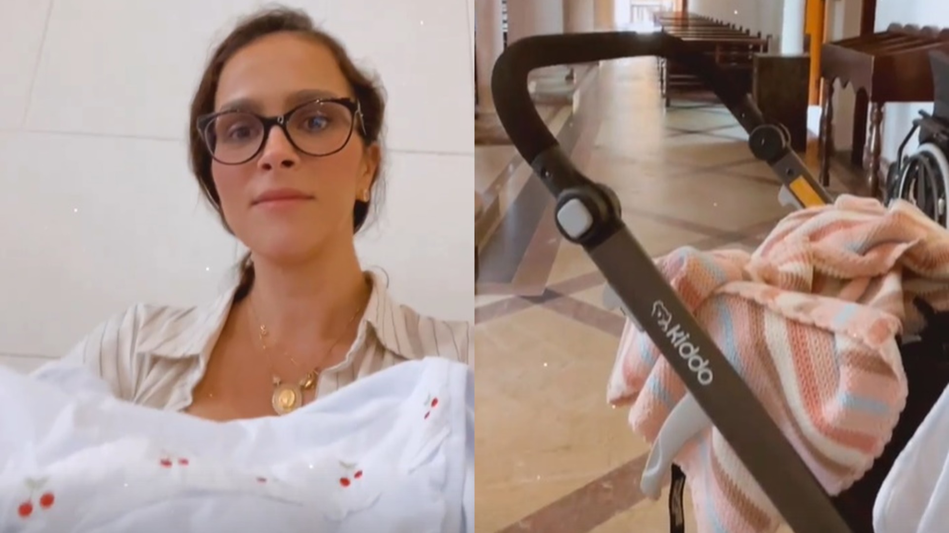 Esposa de Juliano Cazarré encanta ao expor primeiro passeio da filha: “Vou chorar”