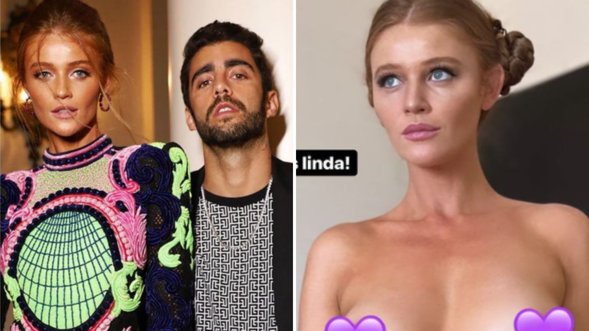 Grávida, esposa de Pedro Scooby posa seminua e mostra barriguinha saliente: “Mamãe linda”
