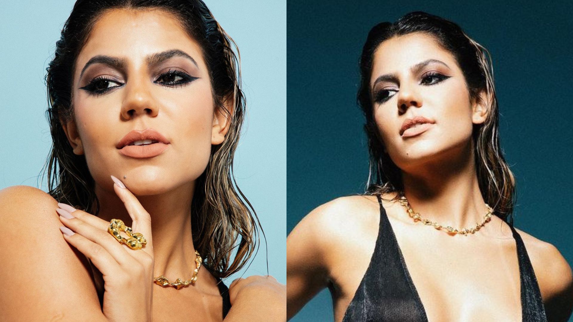 Ex-BBB Hariany elege look com saia transparente e decote abusado: “Espetáculo”