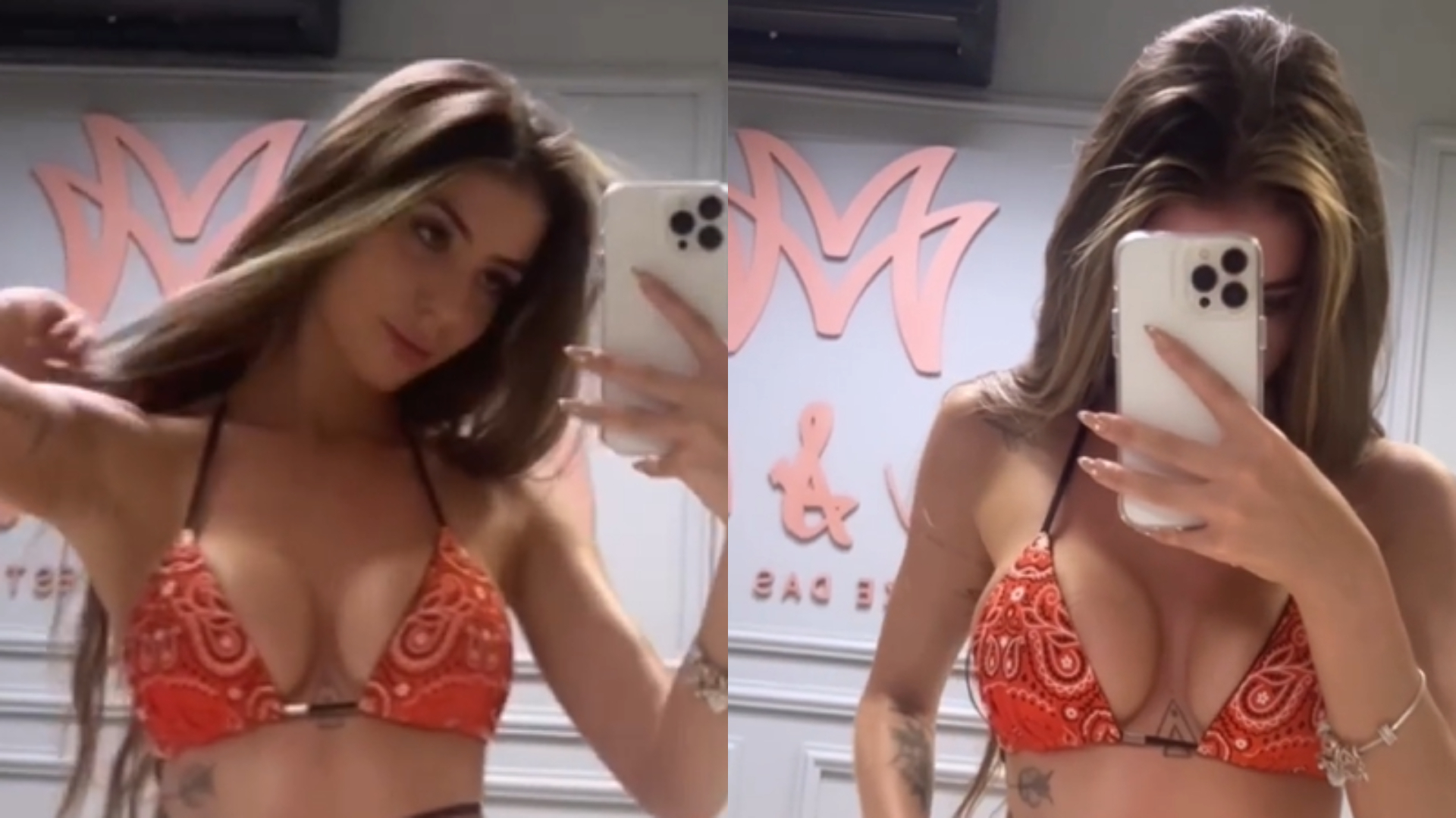 Ex de Whindersson Nunes puxa biquíni mínimo no limite e quase mostra tudo: “Gata”