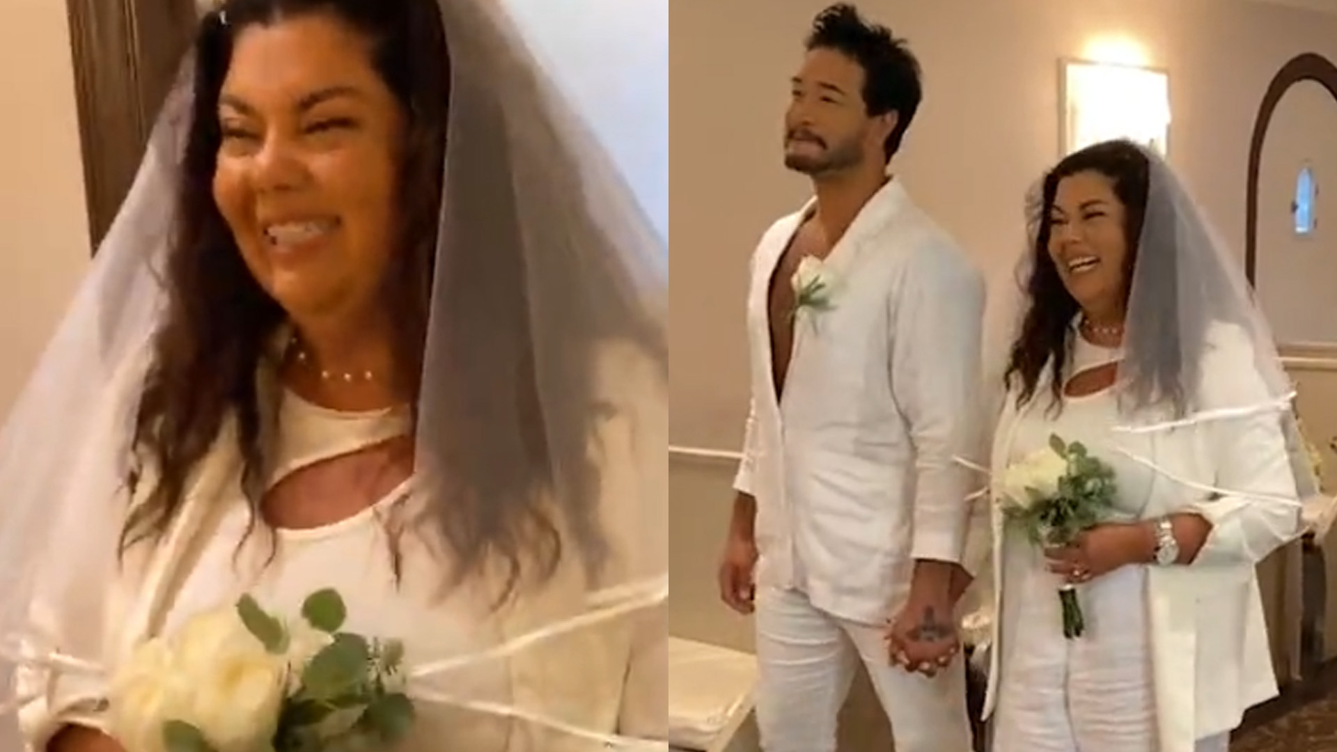 Fabiana Karla se casa de surpresa em Las Vegas e se declara: “Apostando todas as fichas”