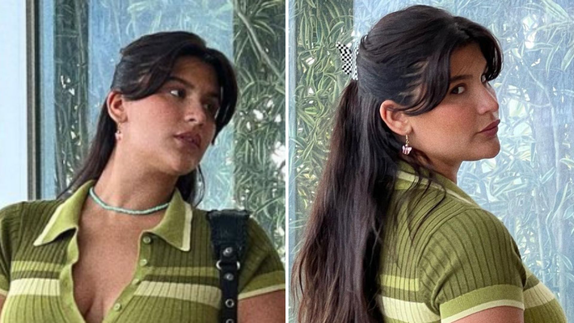 Filha de Flávia Alessandra empina o bumbum com macaquinho curtíssimo: “Perfeita”
