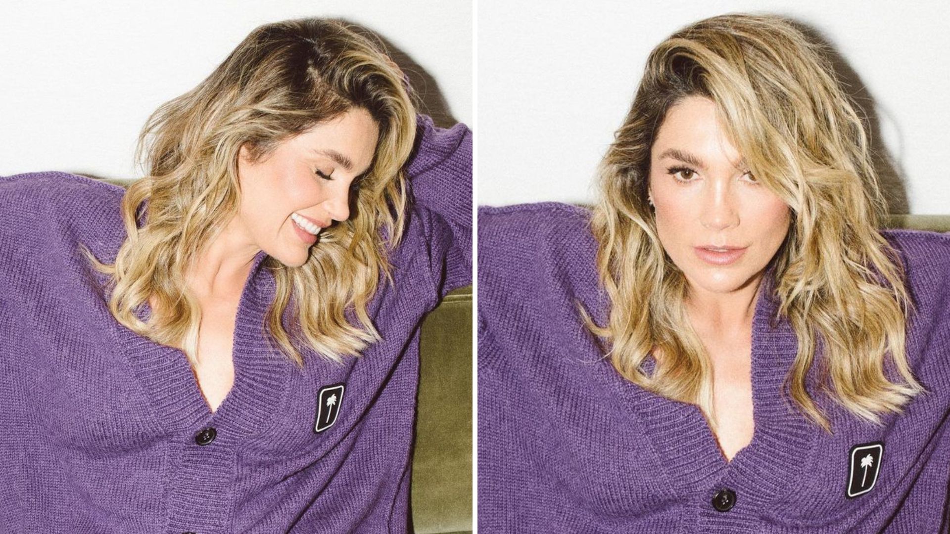 Flávia Alessandra combina cardigã com minissaia e pernões roubam a cena: “Surreal”