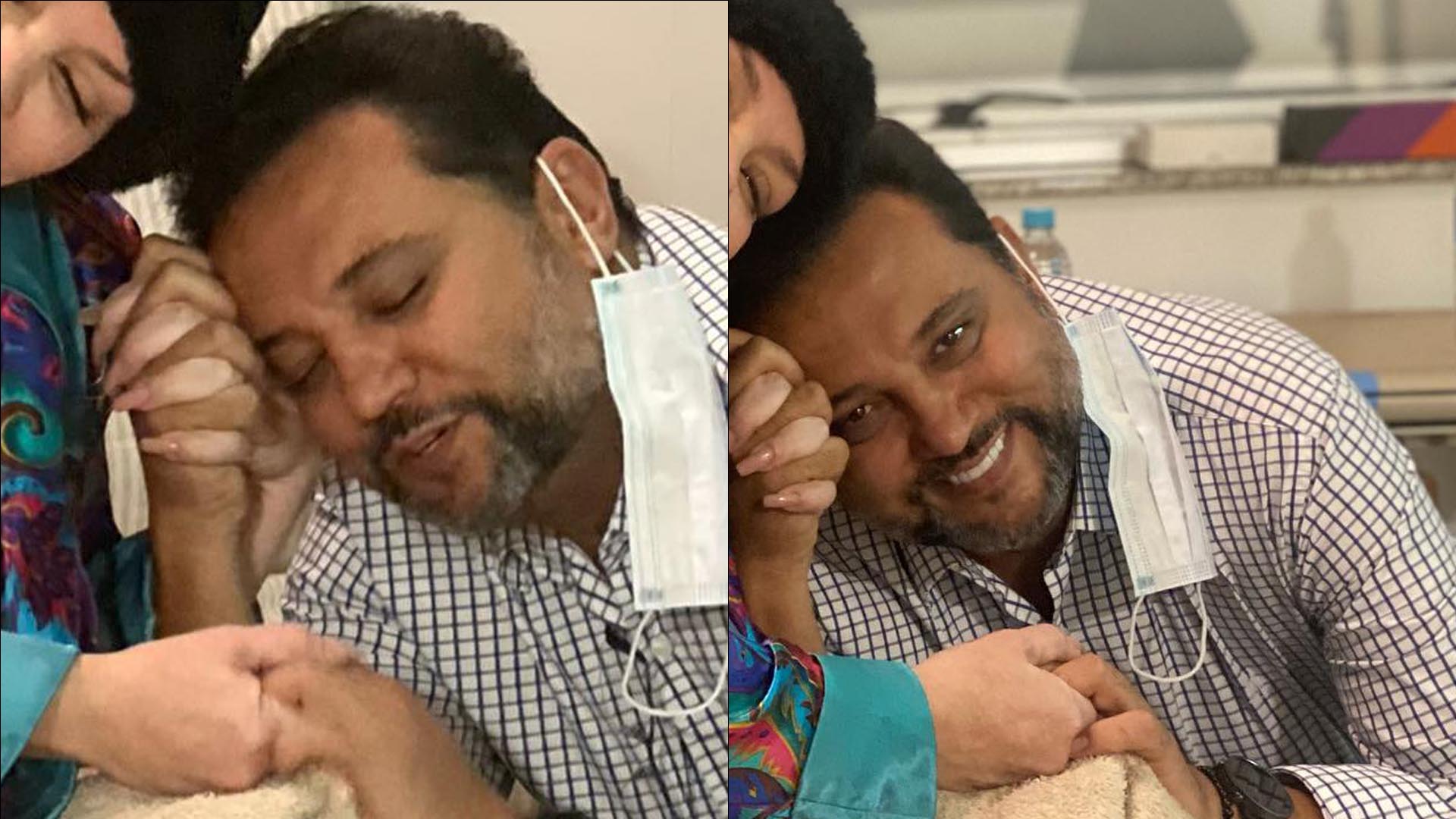Geraldo Luís se emociona ao visitar Simony durante quimioterapia: “Lutando”