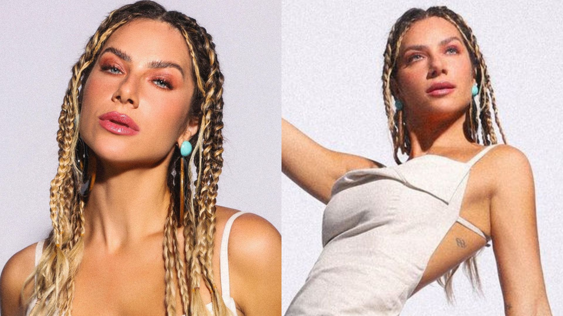 Giovanna Ewbank causa com vestidinho aberto e pernões ficam evidentes: “Deusa”