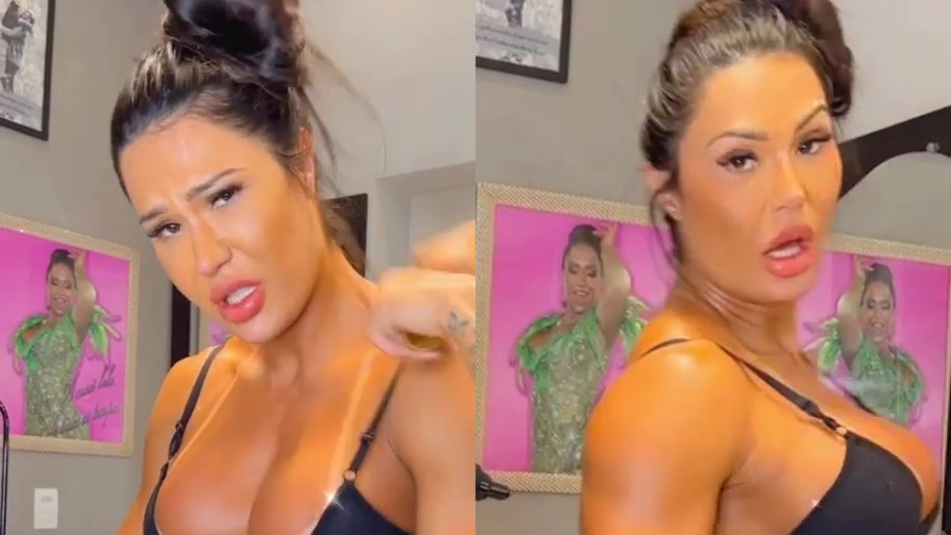 Gracyanne Barbosa surge recebendo massagem, mas bumbum gigante tira o foco: “Gostosa”