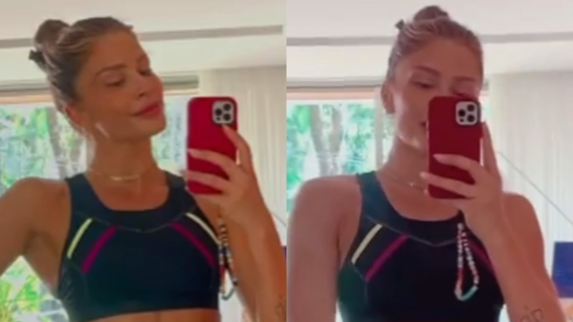 Grazi Massafera exibe corpão de top e shortinho mínimos: “Endorfina”