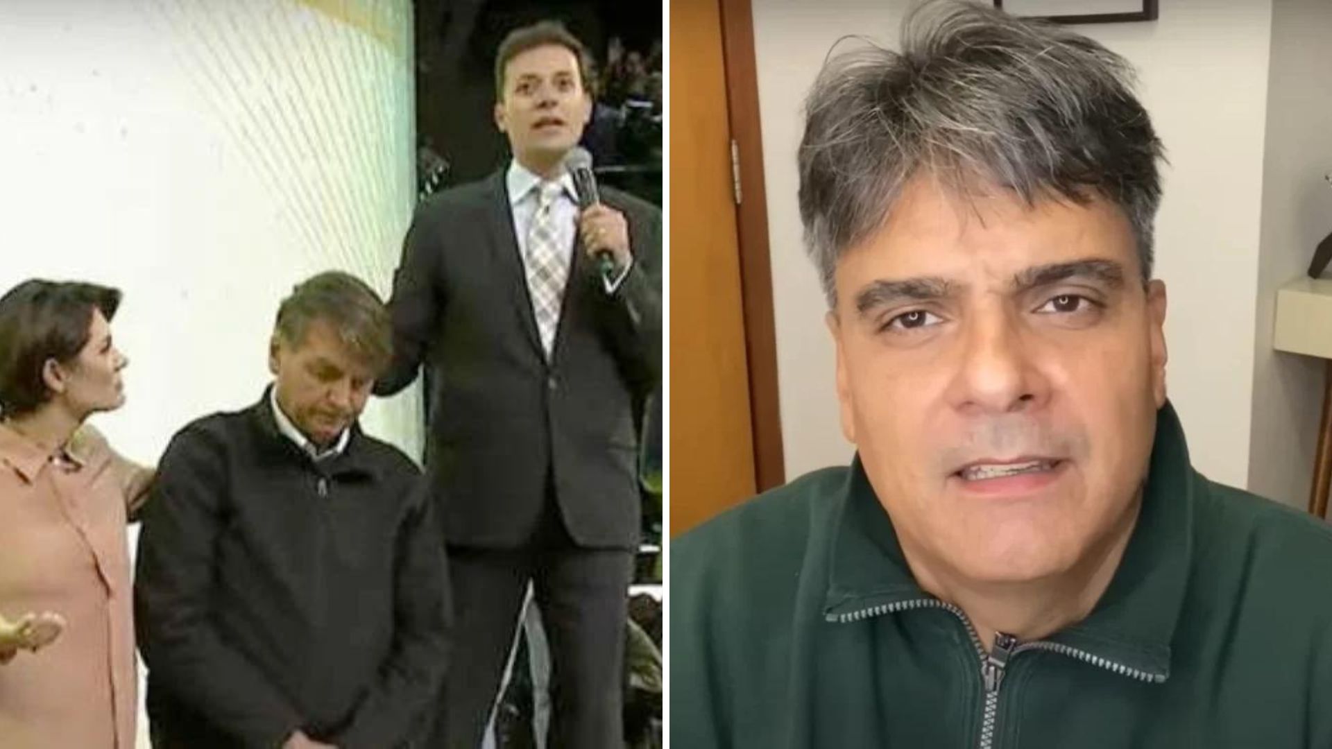 Casal Bolsonaro visita igreja na qual Guilherme de Pádua é pastor; primeira-dama discursou