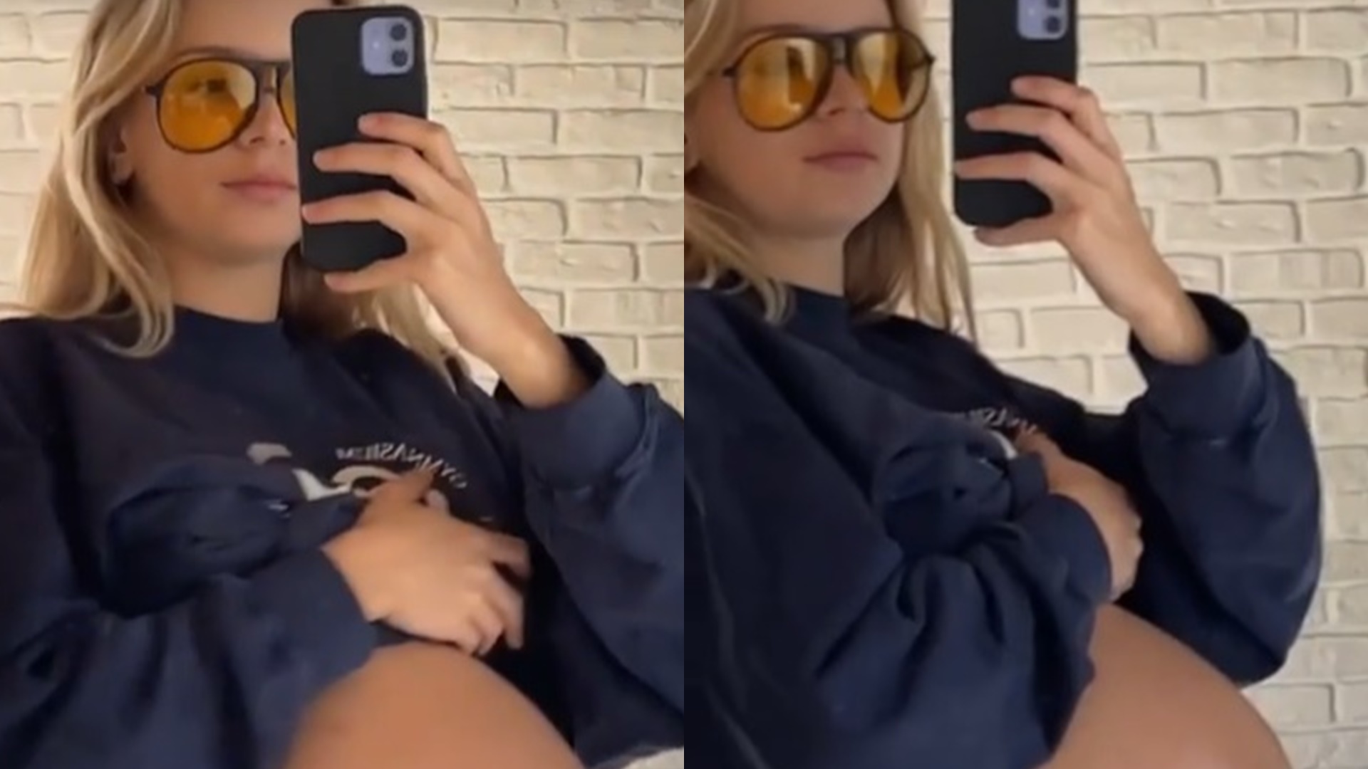 Isa Scherer choca ao expor tamanho de barriga no final da gravidez: “Vai explodir”
