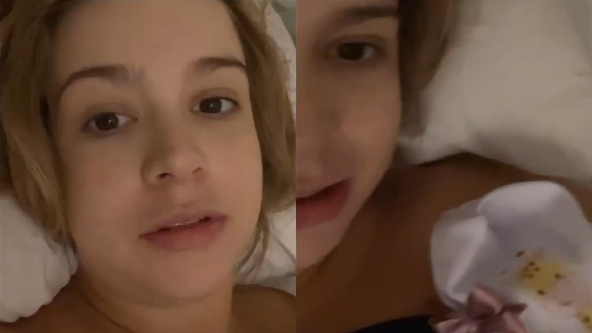 Isa Scherer surge com filha nos braços em primeira aparição pós-parto: “Loucura”