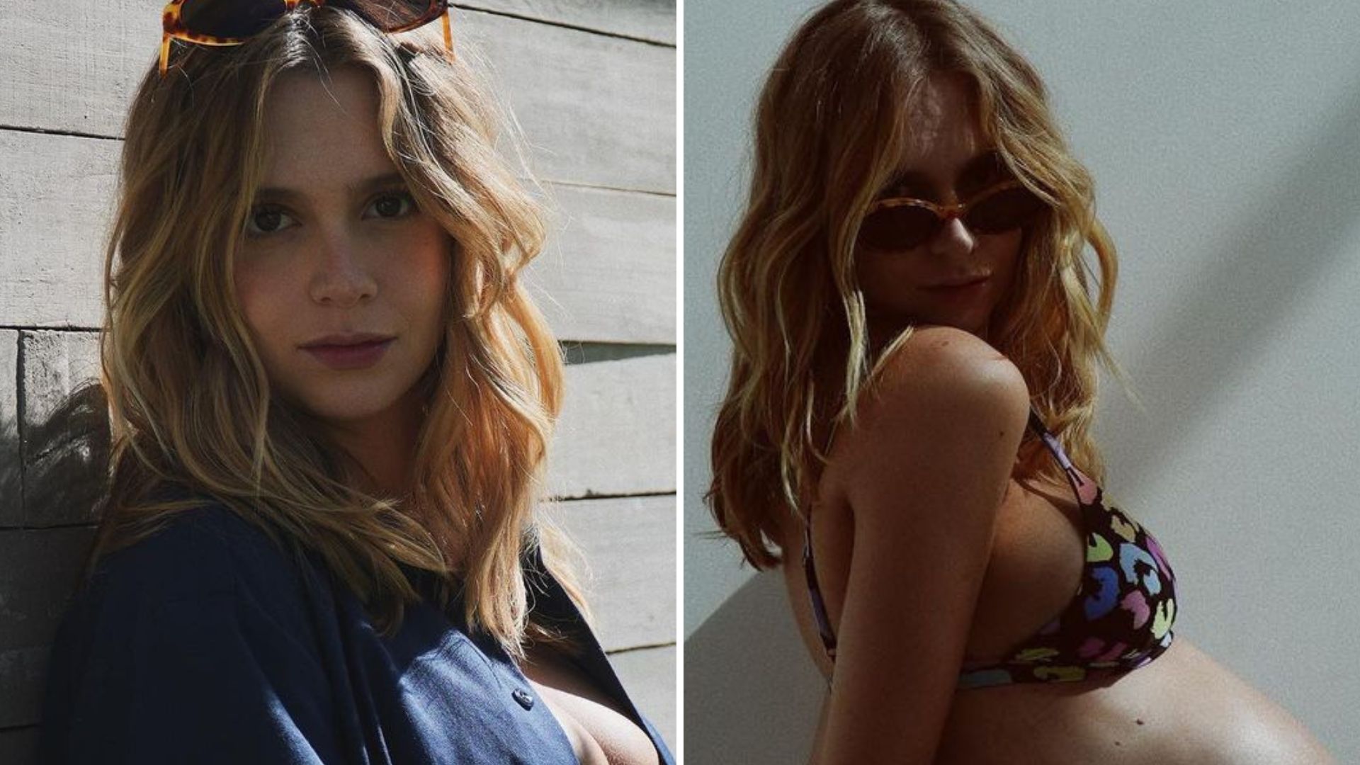 De biquíni, Isa Scherer posa com barrigão explodindo e tamanho choca a web: “Não é normal”