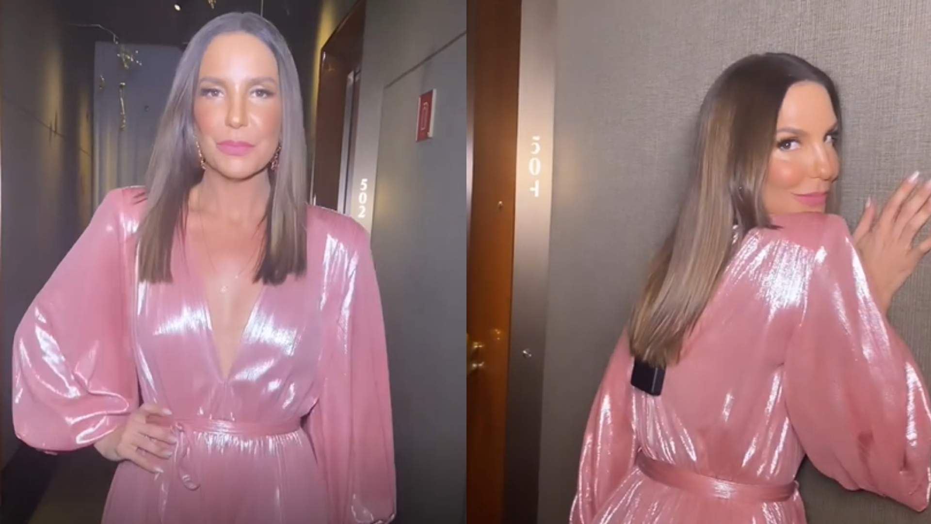 Ivete Sangalo elege vestido com fenda gigante e exibe pernões torneados: “Deusa”