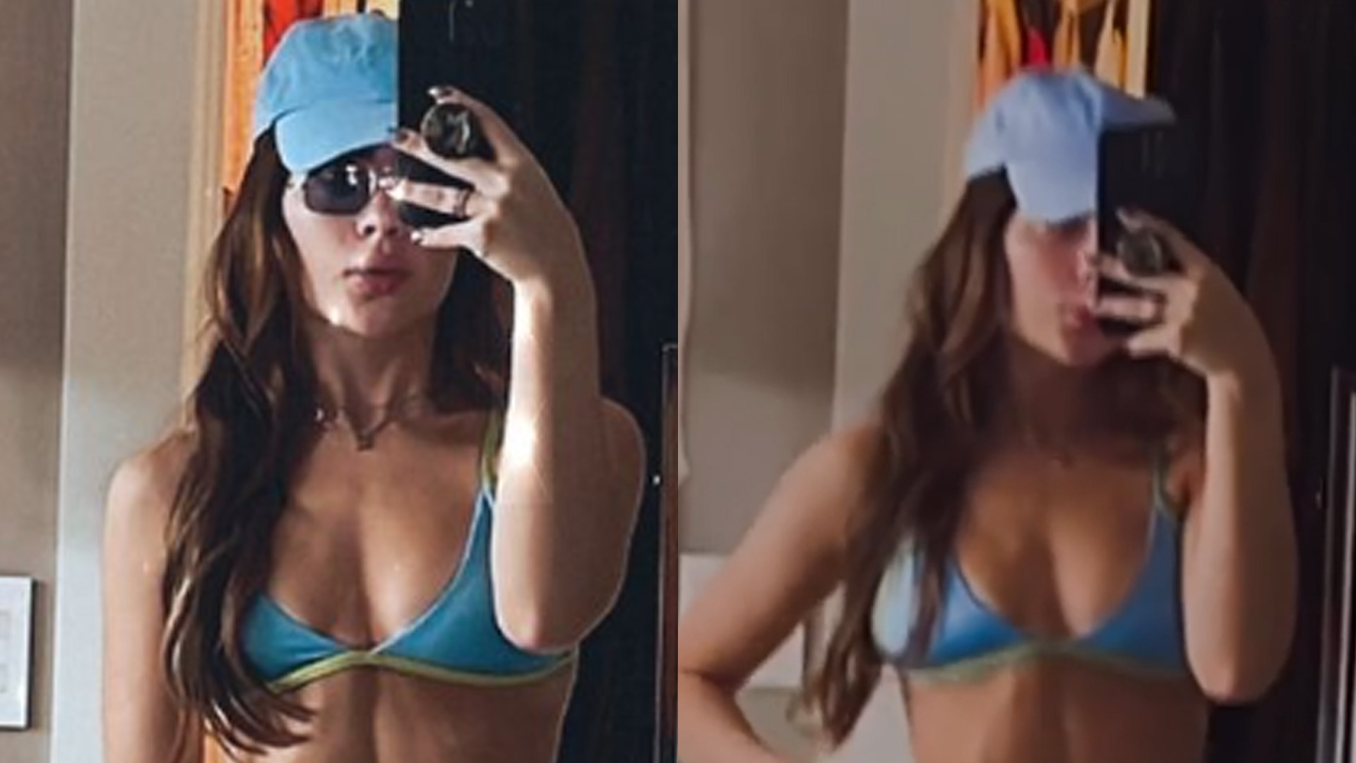 Ex-BBB Jade Picon mostra barriga trincada e cinturinha milimétrica de biquíni