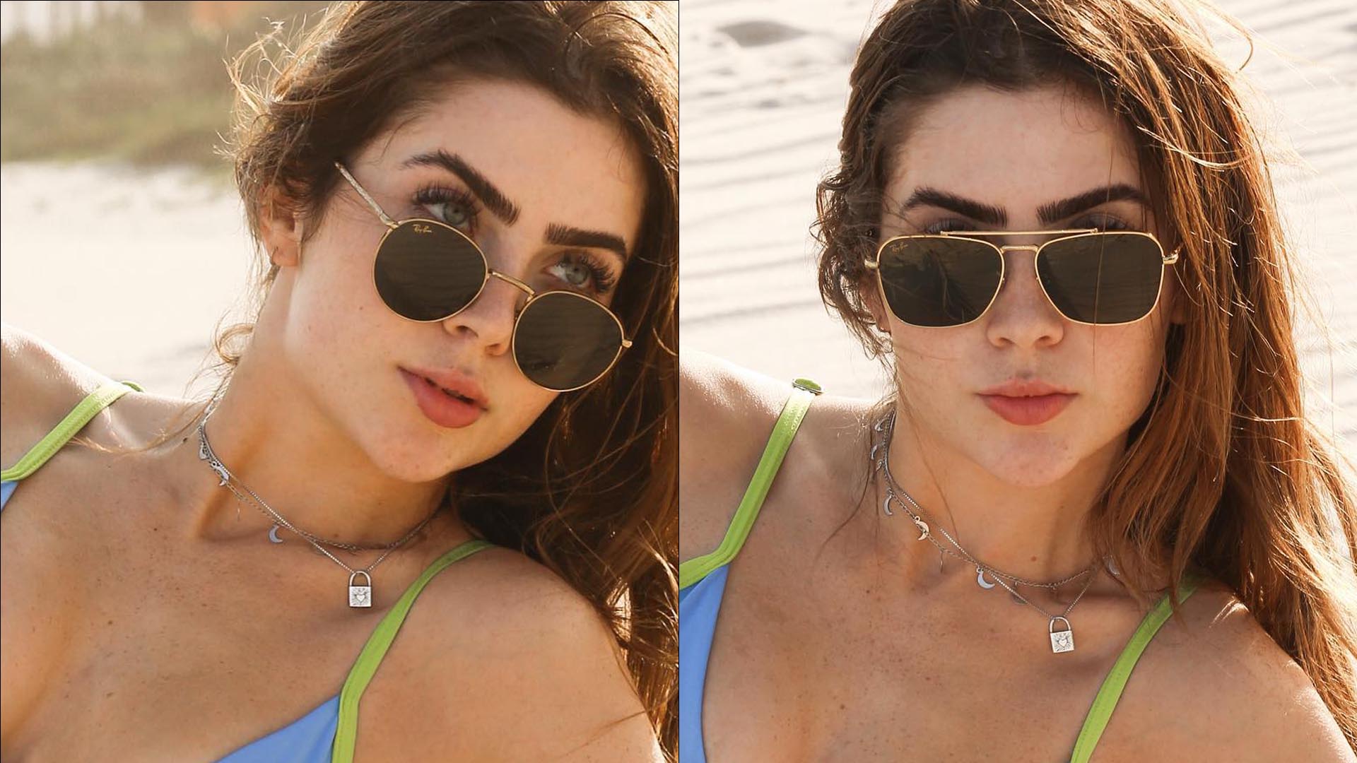 Ex-BBB Jade Picon ostenta decotão explodindo em biquíni apertadinho: “Gostosa”